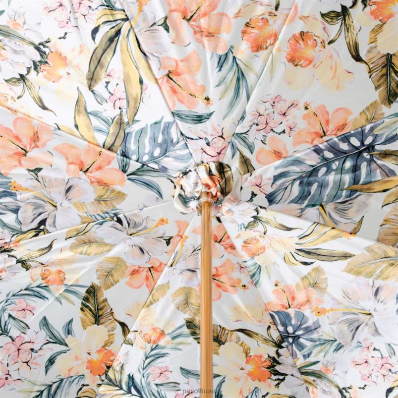 مظلة | 189 9l578-6 p - مظلة رمادية اللون مع زهور من الداخل PASOTTI Z446V366